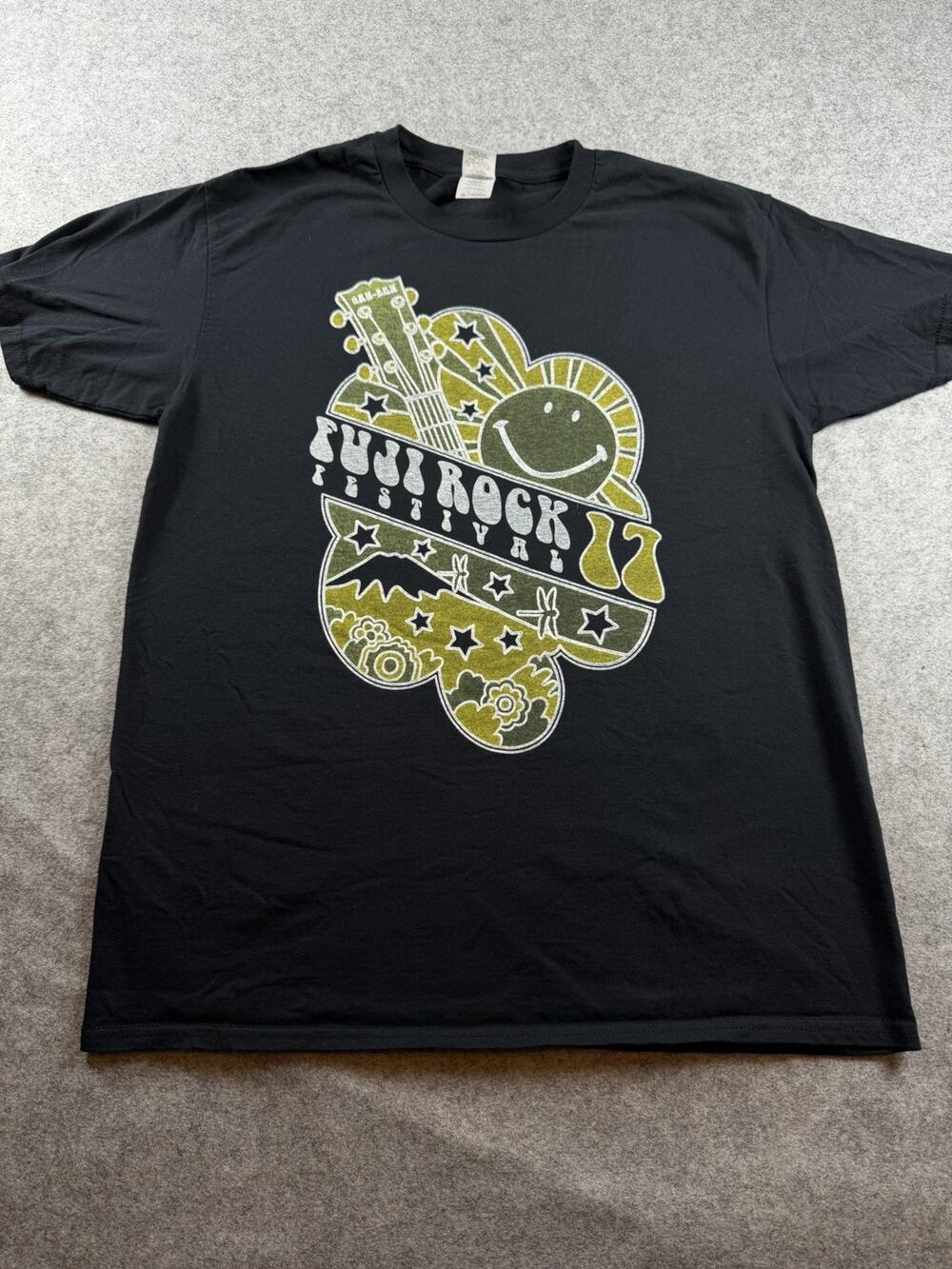 Fuji Rock Festival x Gan Ban 2017 Mens Size Medium T Shirt Music Indie Concert